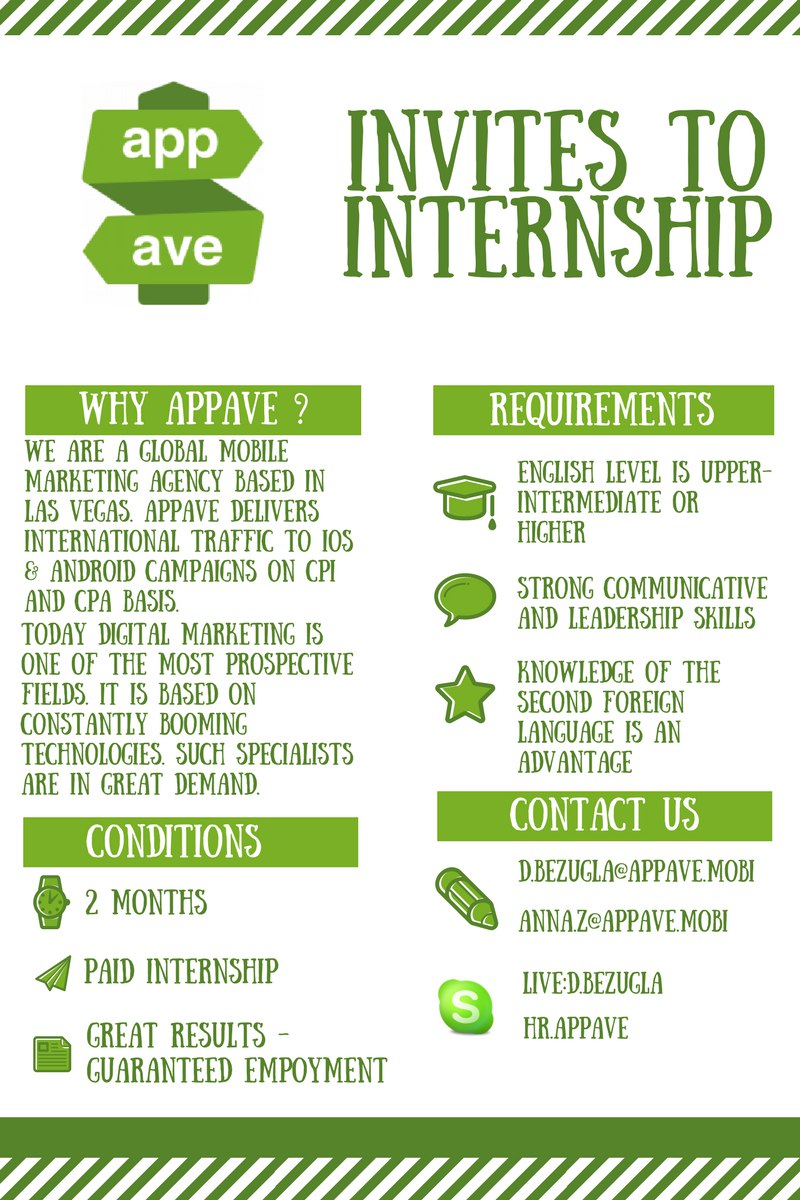 AppAve invites to internship