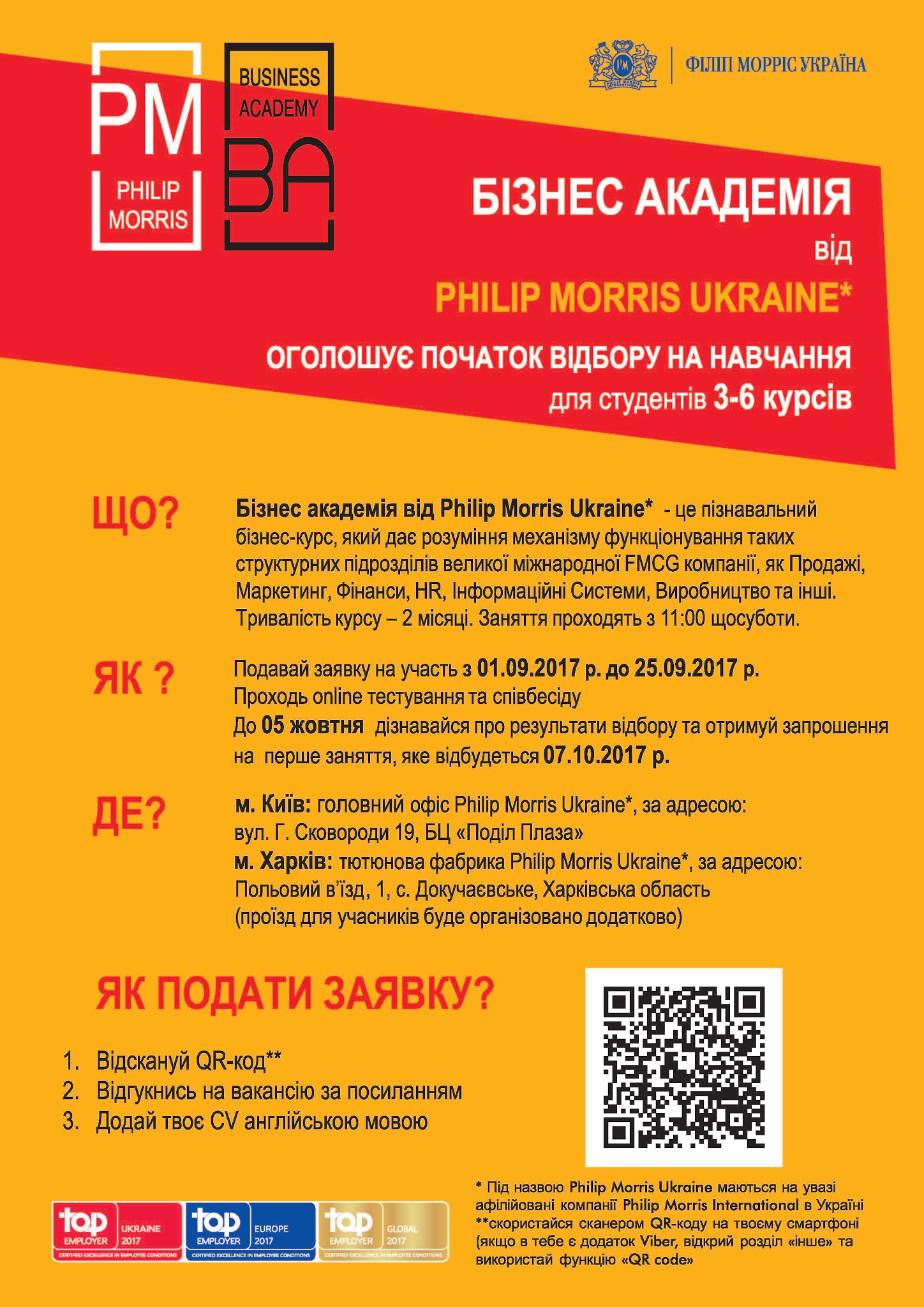 Бізнес академія від Philip Morris Ukraine