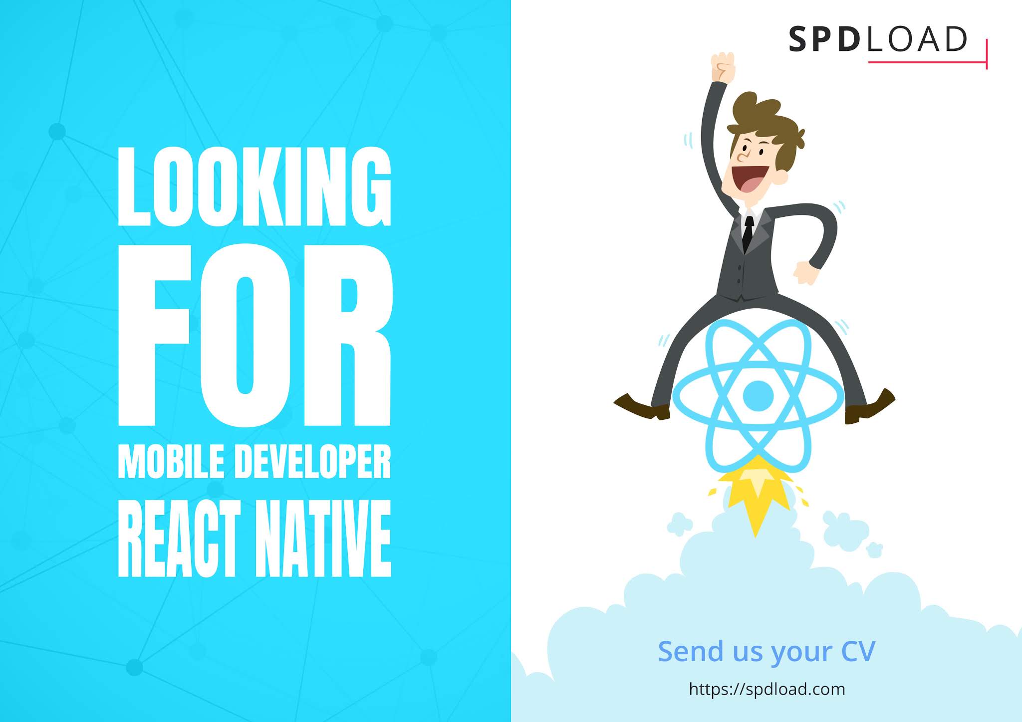 SPDLOAD looking for React Native developer onboard (React.JS, React Native, Redux)