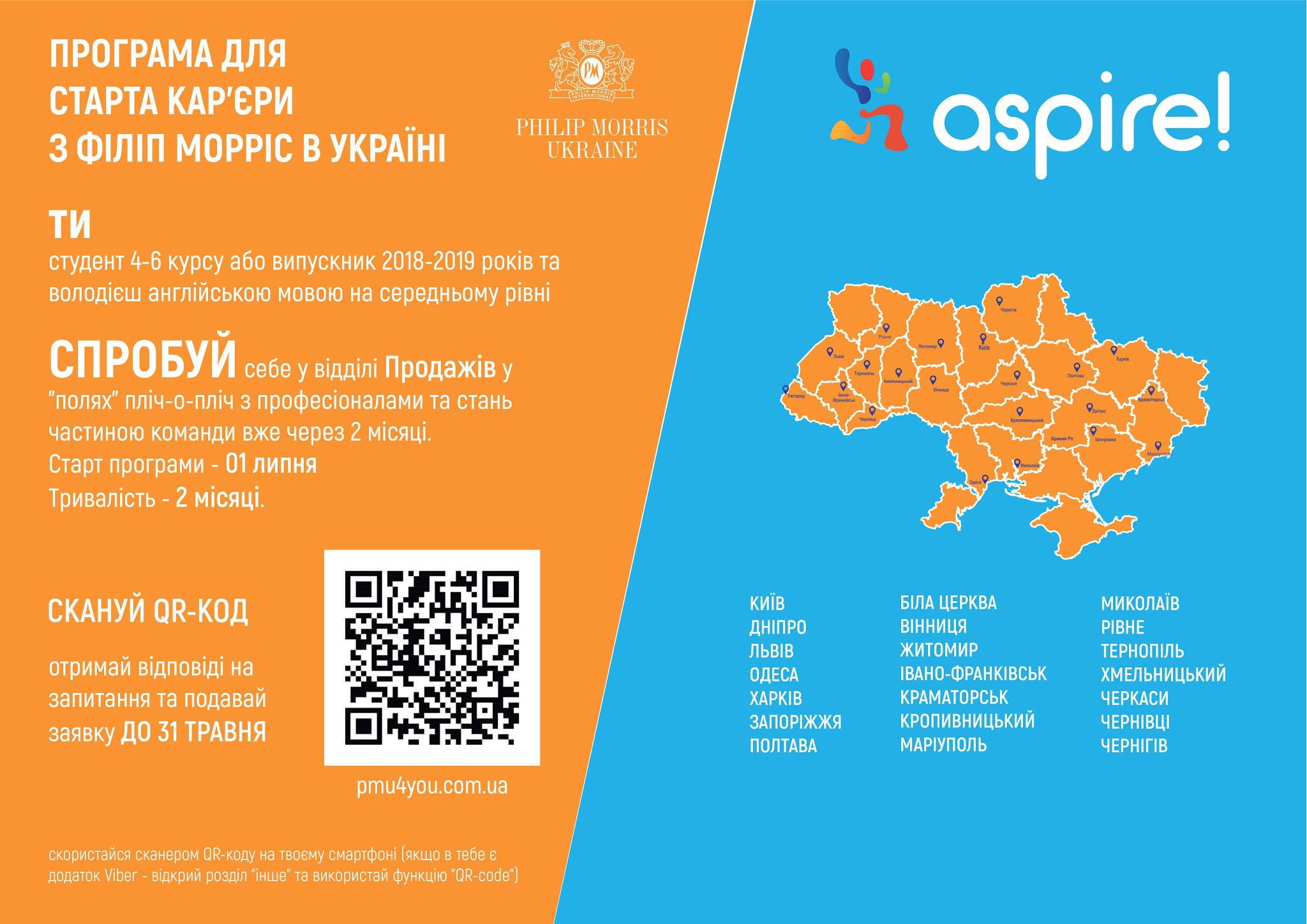 ASPIRE – кар’єрна програма у Філіп Морріс