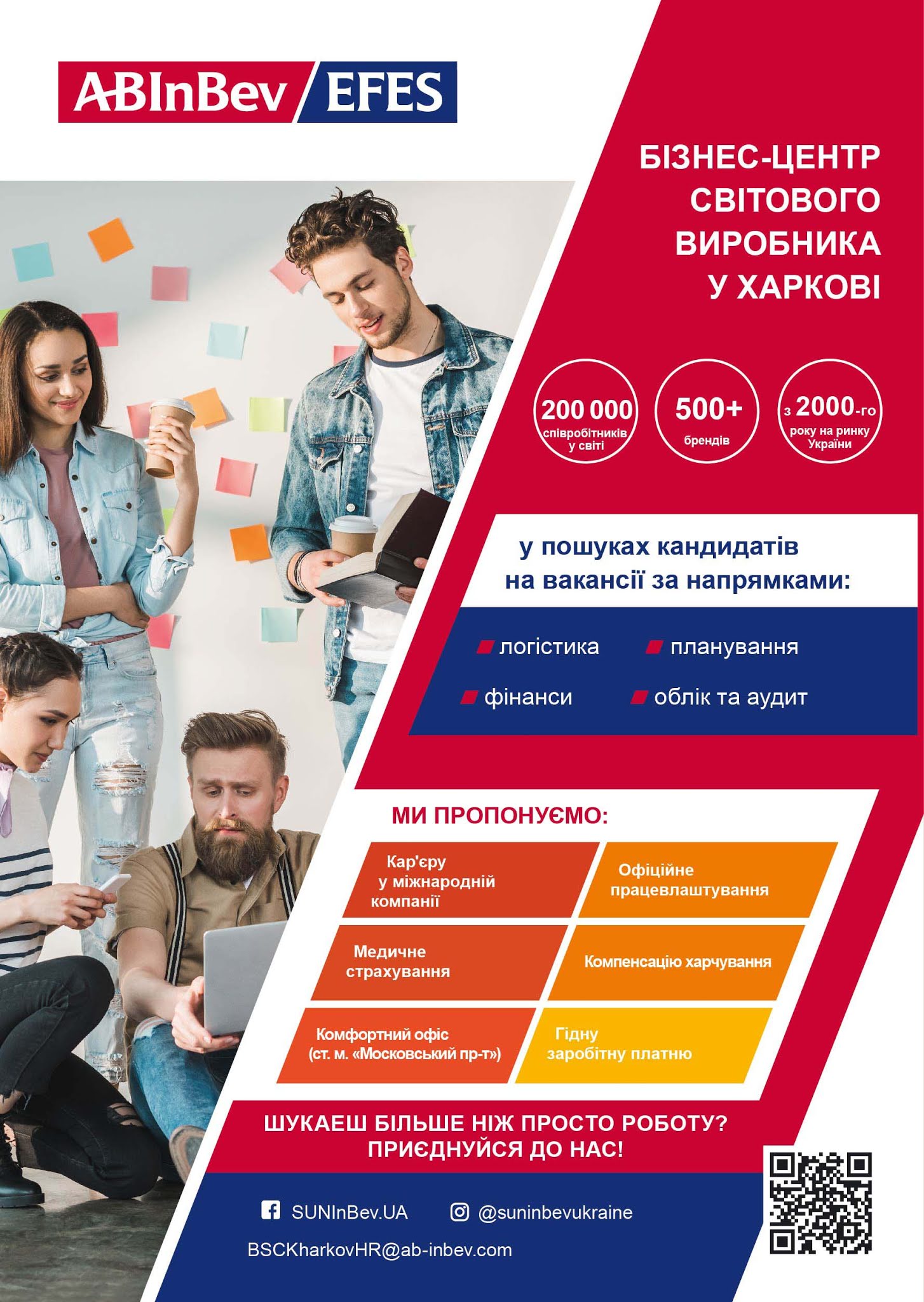 Работа в “САН ИнБев Украина”
