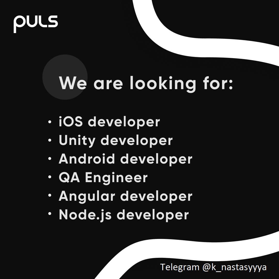 Компанія PULS Software шукає Junior та Middle розробників